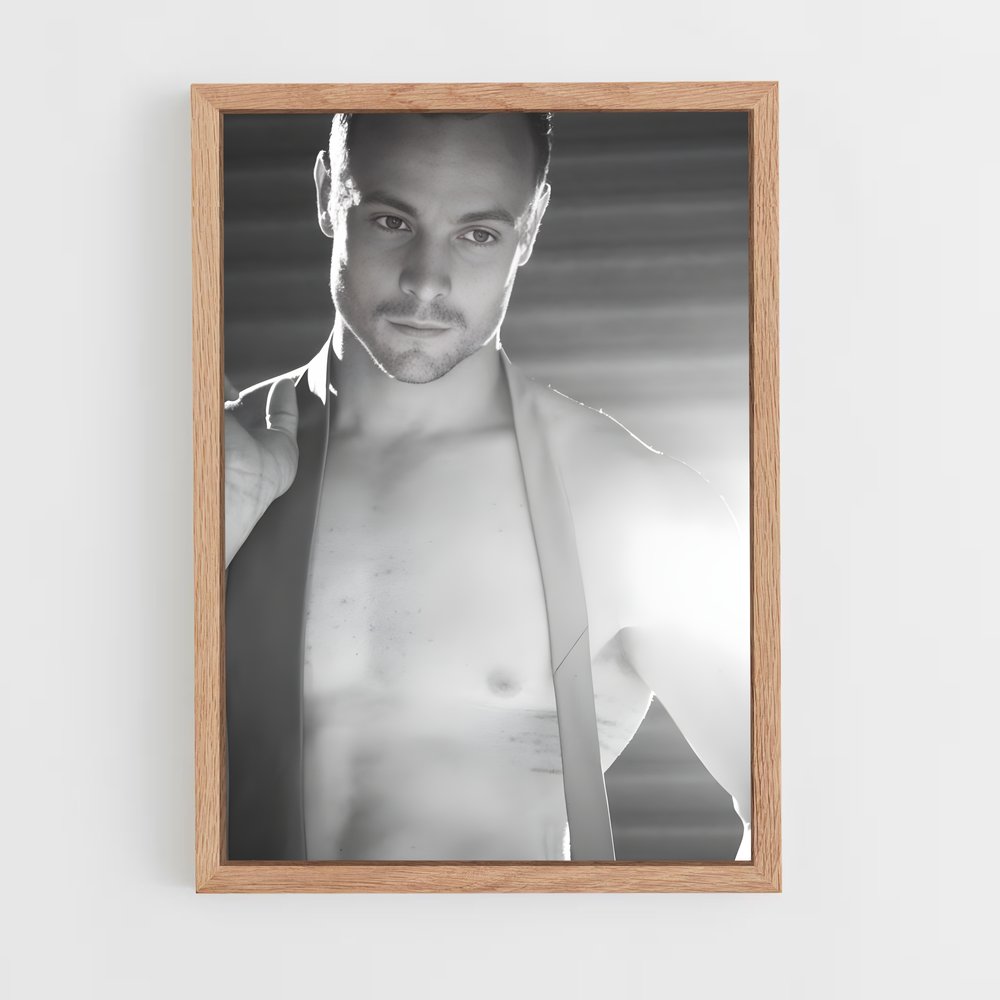 Poster L'Homme en Gilet – affiche Jeux Olympiques (vue 4)
